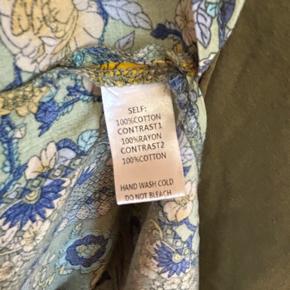 Easel Pastel Green Butterfly Top - Picture 8 of 11